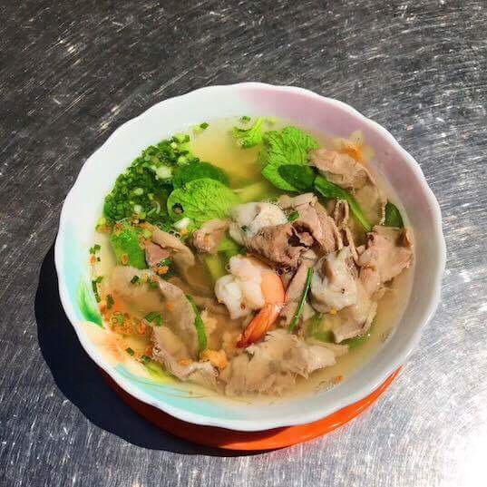 10.Meat Mixture with Rice Noodle Soup