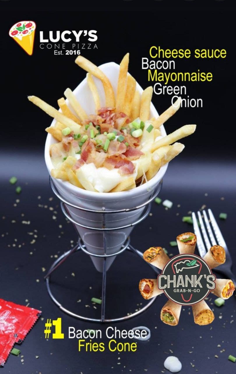 01.Bacon Cheese Fried Cone