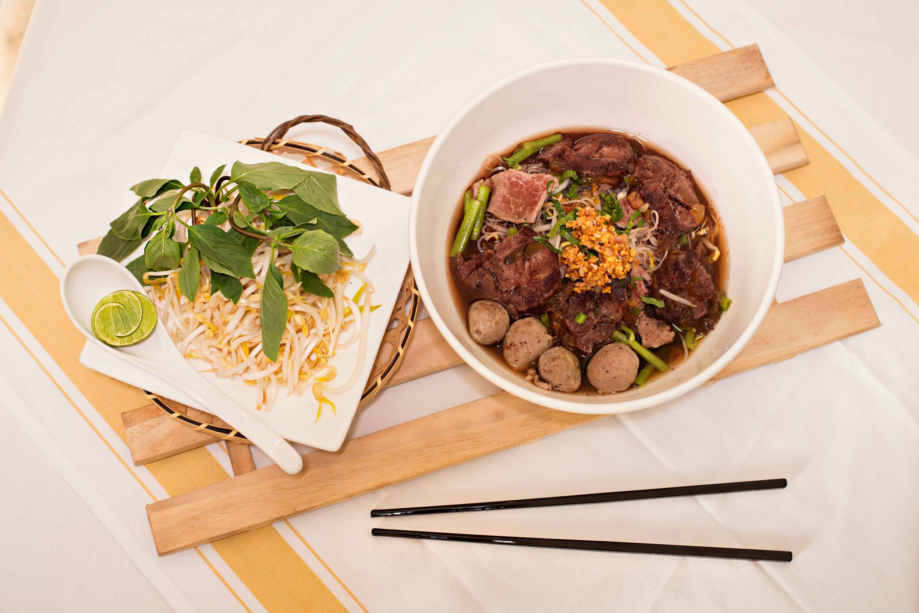 Beef Boat Noodle  (Soup/Dry)