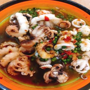 25.Fried Octopus with Pepper