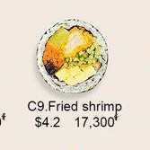 C9 Fried Shrimp Kimbap