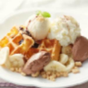 95.Chocolate Banana Waffle