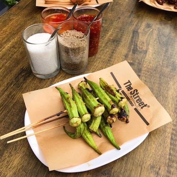 27.Spicy Grilled Okra