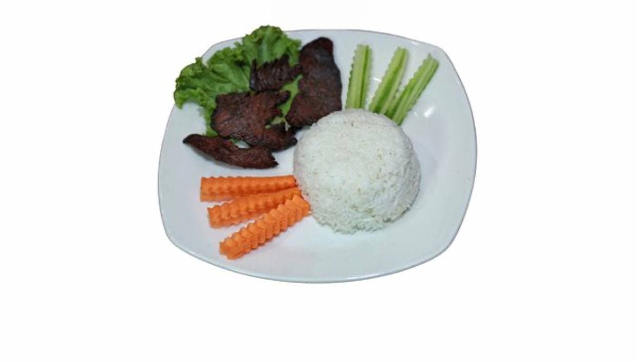 25.Special Dried Beef with Steamed Rice