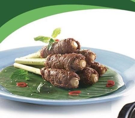 33.Grilled beef with lemon grass