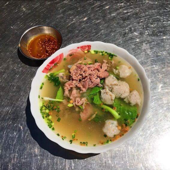 07.Beef, Fish ball with Rice Noodle Soup