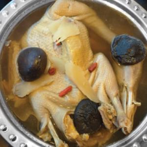 142.Double Boiled Duck Herbal Soup