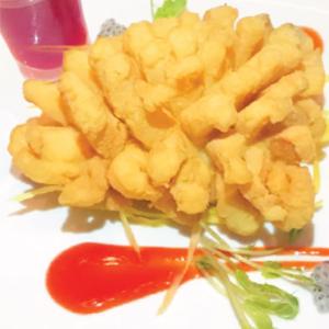 125.Fried Snow Fish with Sweet & Sour Sauce