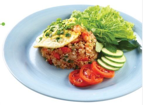 16.Fried rice with shrimps-paste