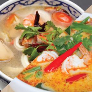 136.TomYum Seafood (Red Soup)