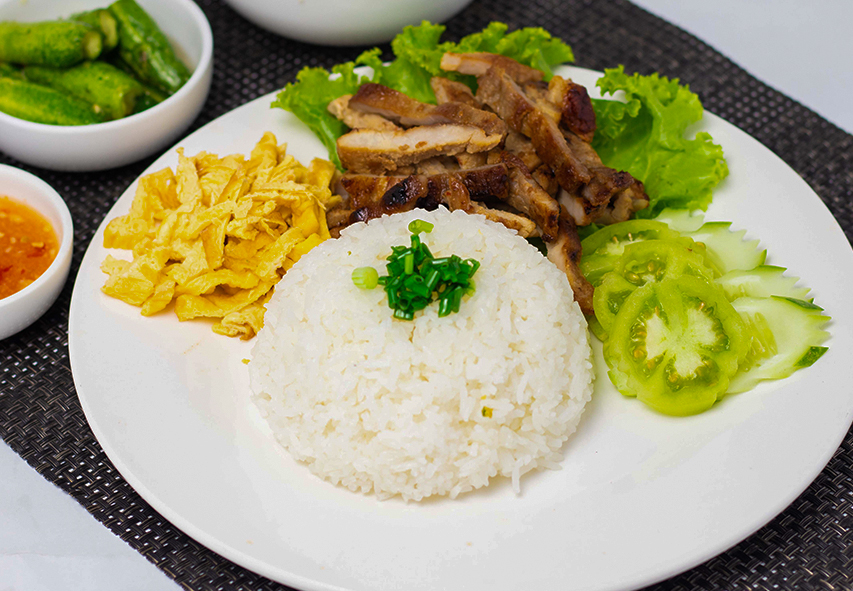 35.Frice Pork with Steamed Rice