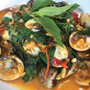 31.Seafood- Stir fry Clam with Thai Chilli Paste