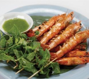 62.Grilled prawn with chilli salt