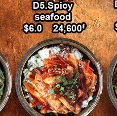 D5 Spicy Seafood Bibimbap