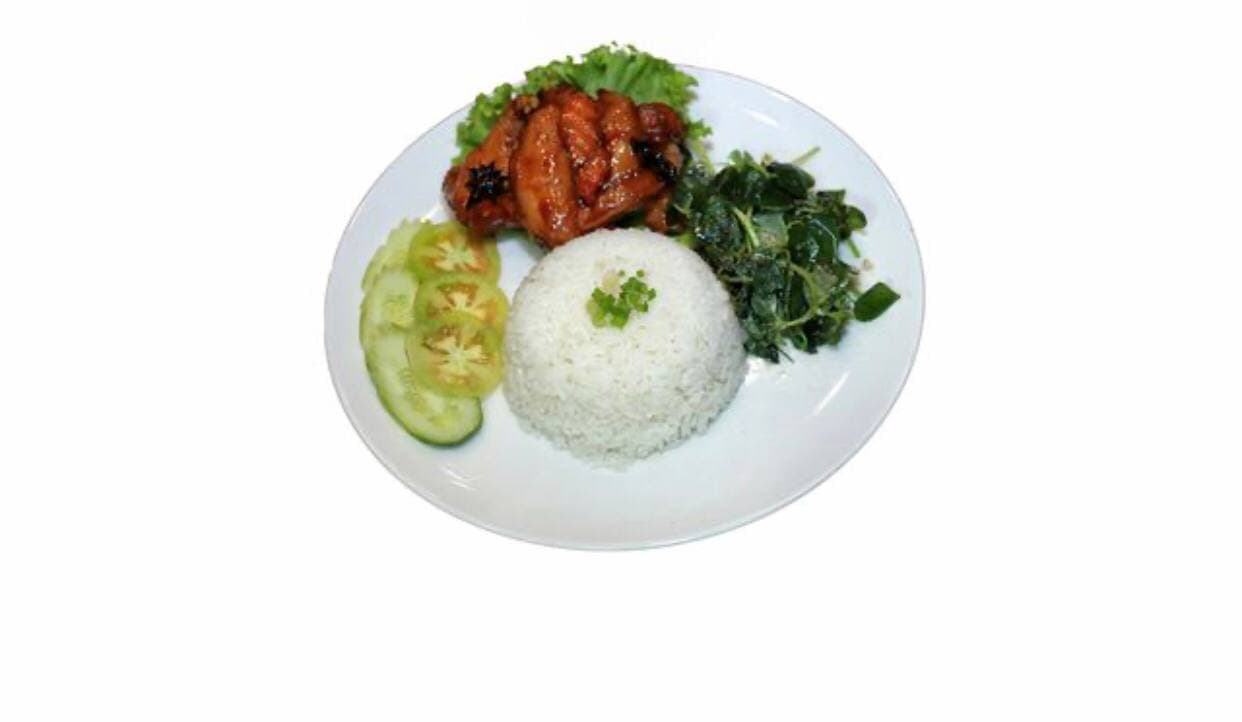 23.Stewed Chicken Wing with Steamed Rice