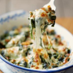 78.Creamy Spinach Gratin