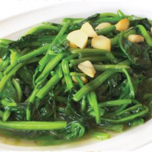 189.Fried Spinach with Garlic