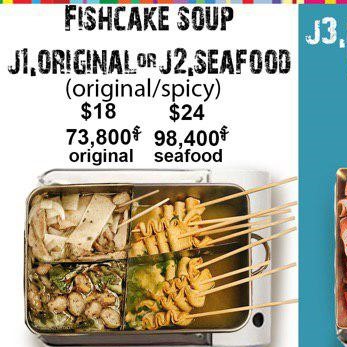 J2 Seafood Fishcake Soup