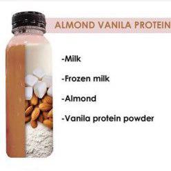 43.Almond Vanila protein smoothie