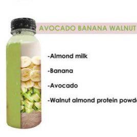 51.Avocado Banana Walnut Protein Smoothie