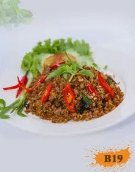 36.Holy Basil Fried Rice with Seafood