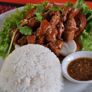22.Beef Lok Lak with Rice