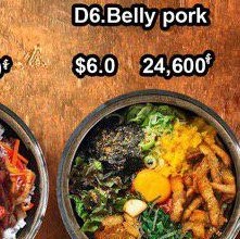 D6 Belly Pork Bibimbap