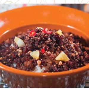 84.Olive Fried Rice with Minced Meat in Claypot