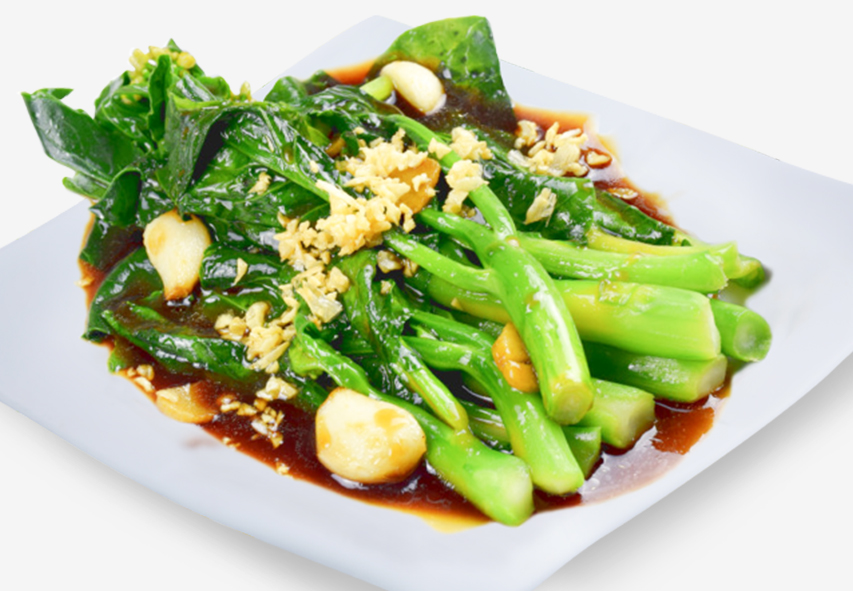 73.Stir-Froed Gallan with Oyster Sauce