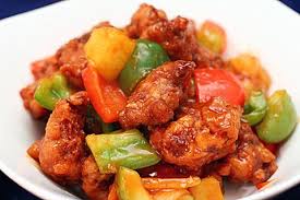 Stir fry Pork Spare Rib with  Sweet and Sour sauce