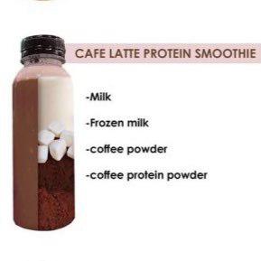 48.Cafe Latte Protein smoothie