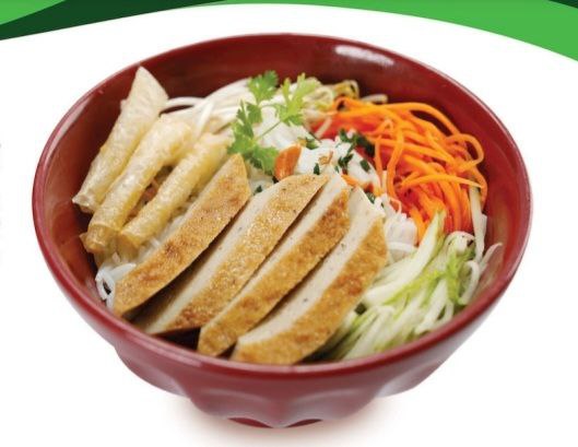 02.Rice vermicelli with fish pan cake