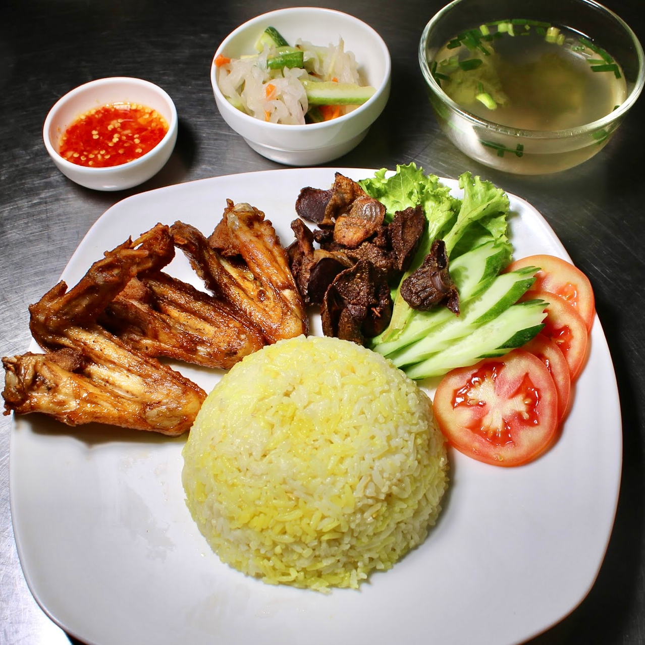 Zong Kong Chicken Pork Rice C40
