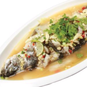 45.Fish- Steam Fish with Chilli and Lemon