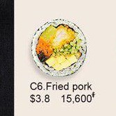 C6 Fried Pork Kimbap