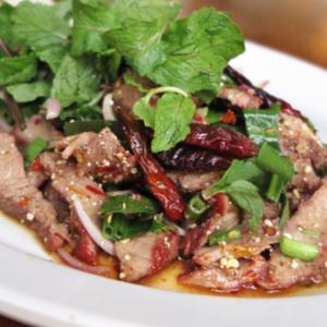 34.Grilled Beef with Nam Tok