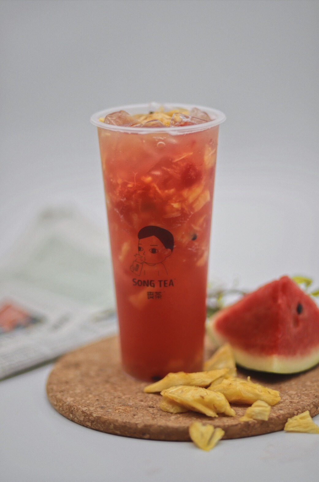 22.Fell in Love with a Gold Digger Watermelon & Pineapple Fruit Tea