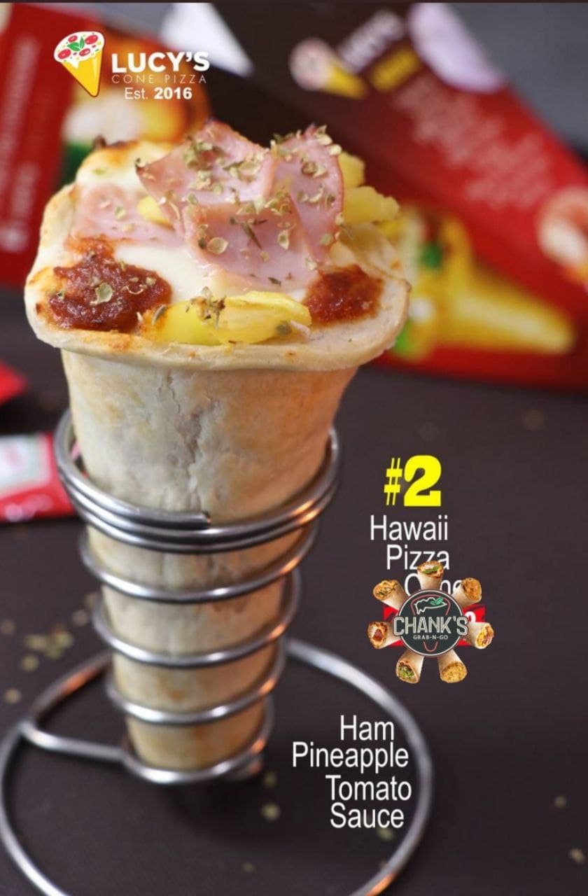 02.Hawaii Pizza Cone