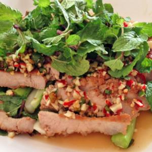 36.Grilled Pork with Spicy Lime Dressing