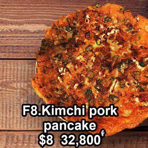 F8 Kimchi Pork Pancake