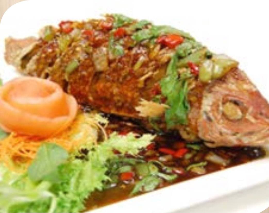 50.Steamed Fish with Soybean Sauce