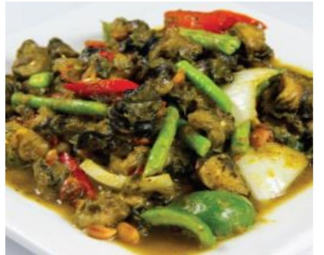 90.Fried Snail Khmer Style