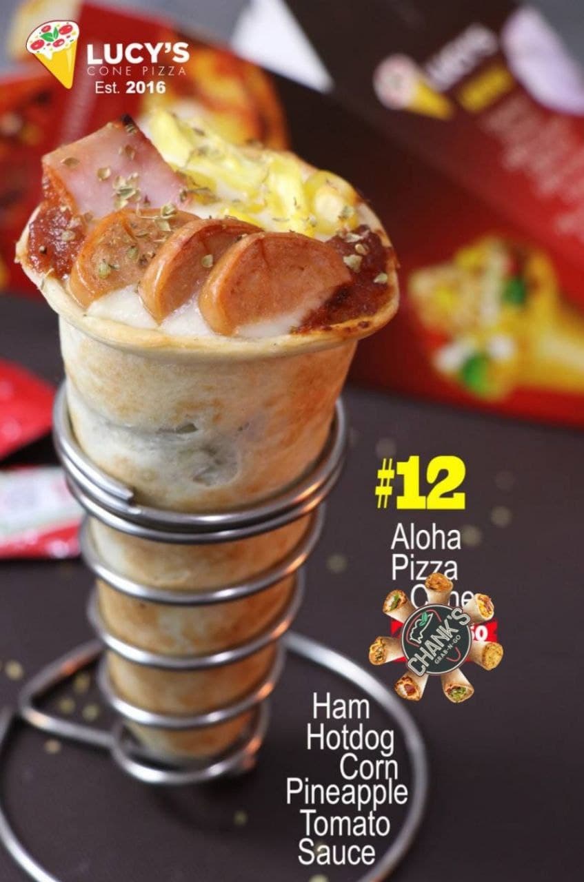 12.Aloha Pizza Cone