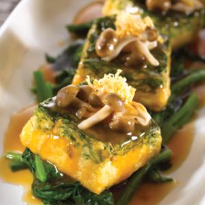 73.Braised Imperial Bean Curd with Spinach
