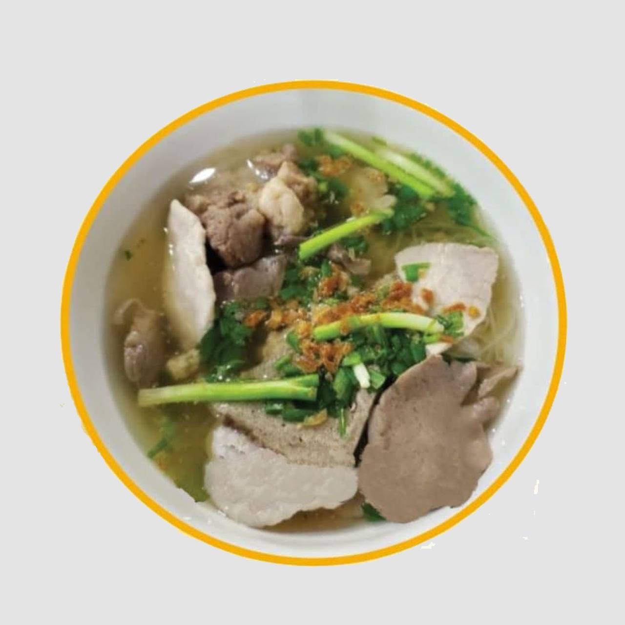 70.Rice noodle with pork