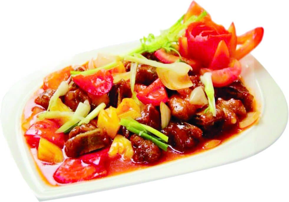 97.Stir Fry Pork Rib with Sour and Sweet