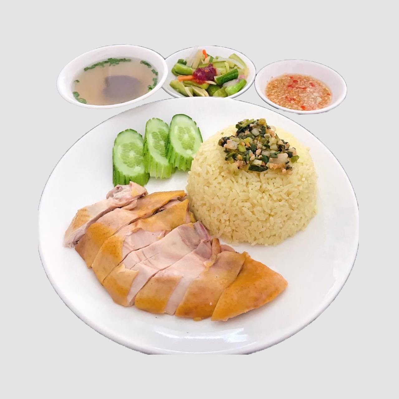 73.Hainanese Chicken Rice
