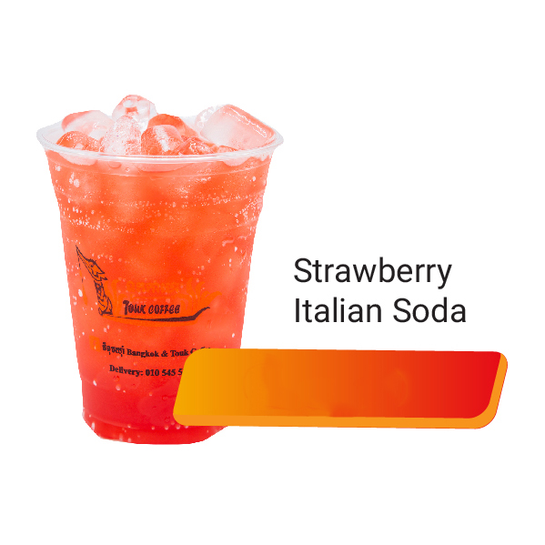 35.Strawberry Italian Soda