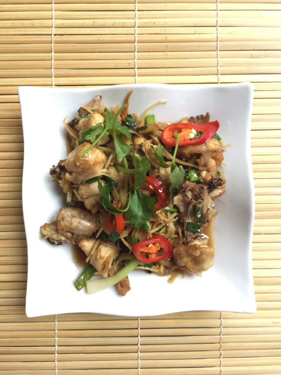 06.Fried Ginger(Pork/chicken /Beef)