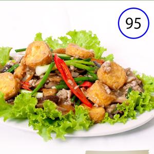 46.Deep Fried Crispy Tofu with Pork
